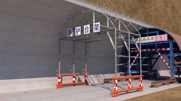 蔚县隧道施工动画制作公司 - 隧道施工工艺和施工方法 - 隧道施工汇报动画视频 - bim 工程施工动画